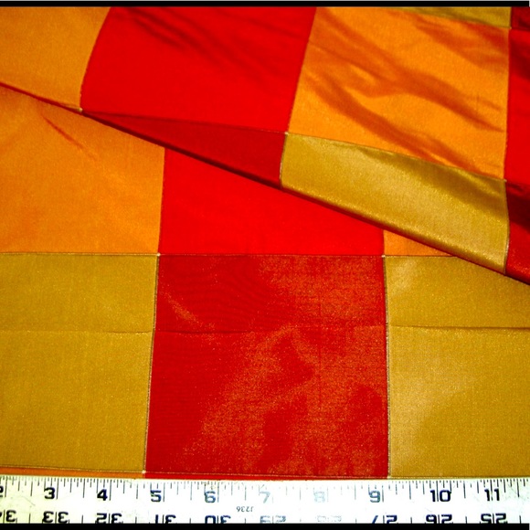 Block Party Buffalo Check Color Pimento Fabric - Picture 4 of 4